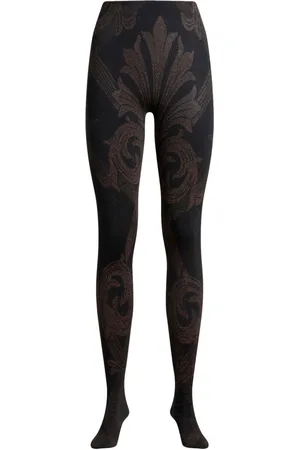 Etro X Wolford metallic-jacquard tights