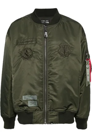 Izzue Logo zip-up bomber jacket