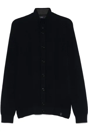 FAY Waffle-knit cardigan