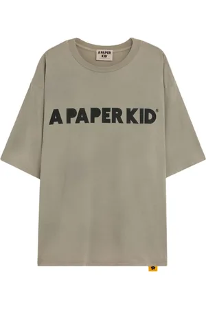 A PAPER KID Logo-print t-shirt