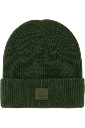 Fendi Logo-patch beanie