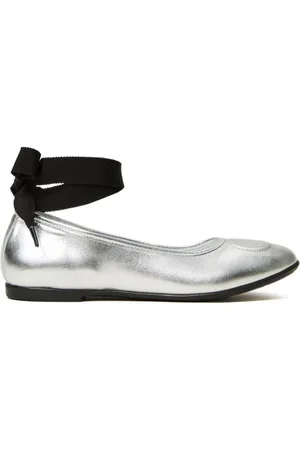 Twin-Set Leather ballerina shoes