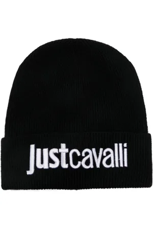 Roberto Cavalli Embroidered-logo beanie