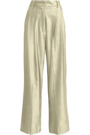 FORTE FORTE Dart-detailed velvet trousers
