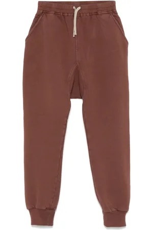 Rick Owens Drawstring-fastening track pants