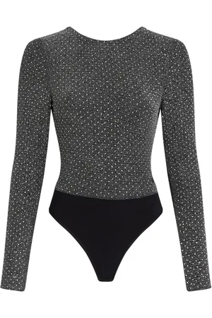 Karl Lagerfeld Crystal-embellished bodysuit