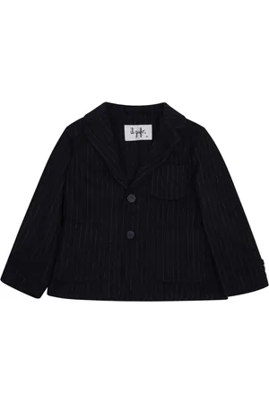 Il gufo Pinstriped single-breasted blazer