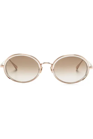Linda Farrow Finn oval-shape sunglasses