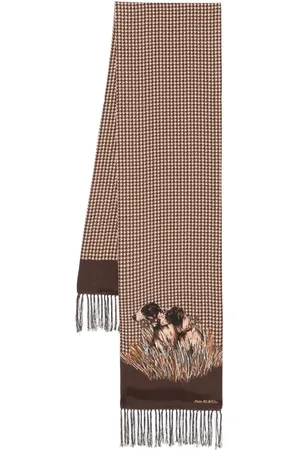 Ralph Lauren Dog-pattern silk scarf