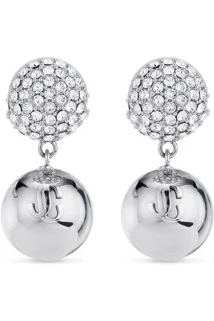 Jimmy Choo Embossed logo earrings