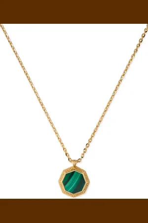 EMANUELE BICOCCHI Malachite charm necklace