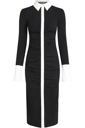 Karl Lagerfeld Long-sleeved polo dress