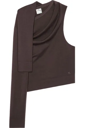 Courrèges Off-shoulder light-knit top