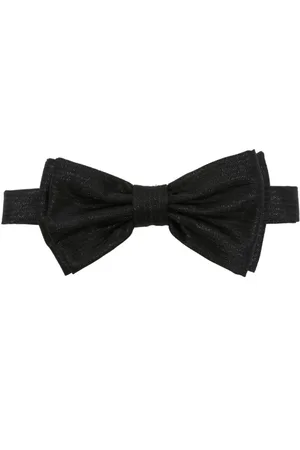 LARDINI Glitter-detail bow tie