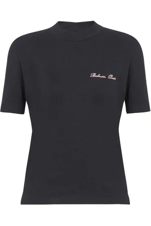 Balmain Logo-embroidered T-shirt