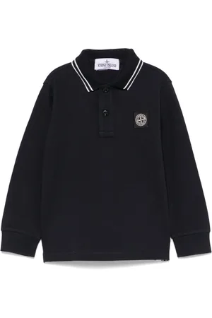 Stone Island Stretch-organic-cotton piqué-weave polo top