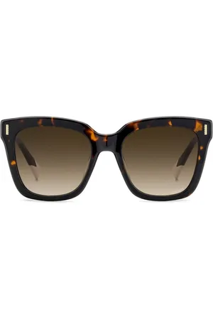 Missoni Tortoiseshell-effect square sunglasses