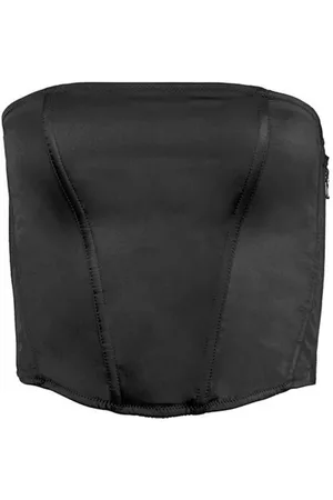 FLEUR DU MAL Silk corset top