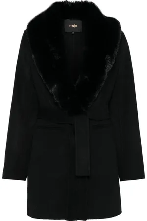 Maje Double-faced midi coat