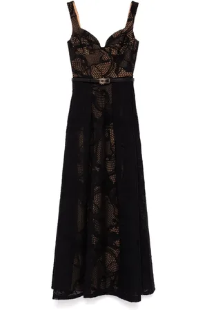 Elie saab Embroidered tulle dress