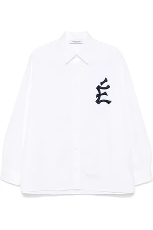 Etudes Logo-embroidered shirt