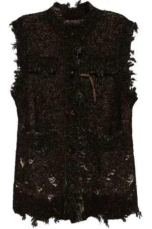 JNBY Distressed knitted gilet