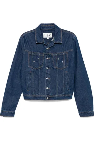 Ludovic De Saint Sernin Self Portrait-print denim jacket