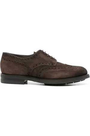 santoni Suede brogues