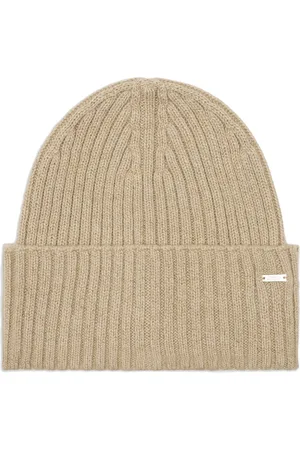 Armani Exchange Logo-plaque beanie hat