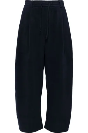 CROQUIS Fleece tapered trousers