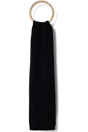 HUGO BOSS Logo-embroidered scarf