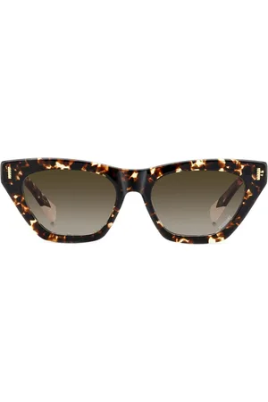 Missoni Tortoiseshell-effect cat-eye sunglasses