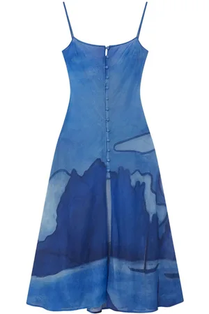 Donde Esteban Es Vedra midi dress