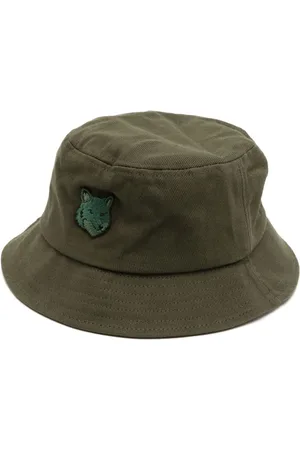 Maison Kitsuné Bold fox head patch bucket hat