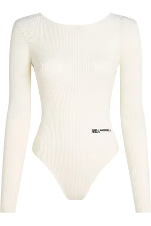 Karl Lagerfeld Logo-plaque bodysuit