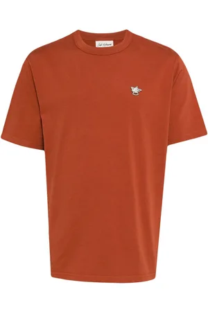 Café Kitsuné Logo-patch cotton T-shirt