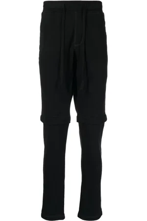 GREG LAUREN Drawstring cotton track pants