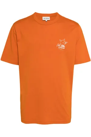 Café Kitsuné Logo-print cotton T-shirt