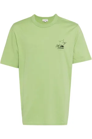 Café Kitsuné Logo-print cotton T-shirt
