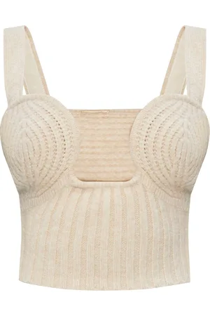 Cult Gaia Crochet-knit top
