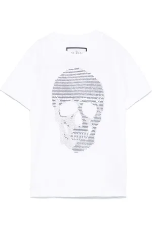 Philipp Plein Rhinestone-skull T-shirt