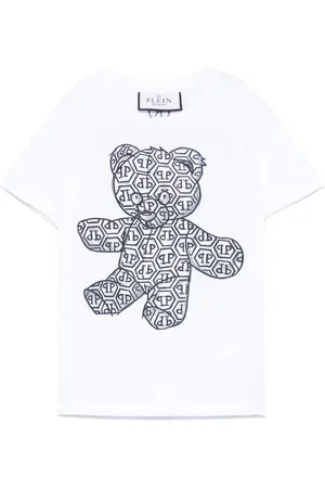 Philipp Plein Teddy bear-embellished T-shirt