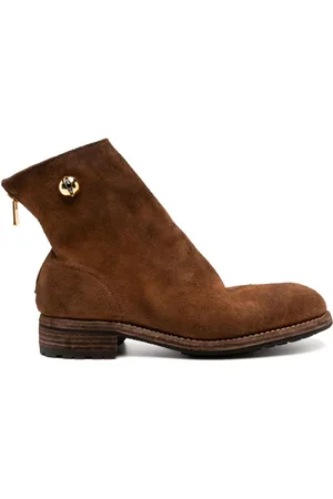 GUIDI Zip ankle boots