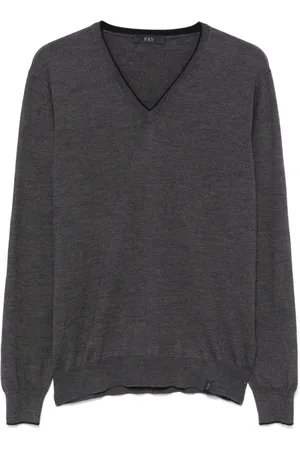 FAY Virgin wool V-neck sweater