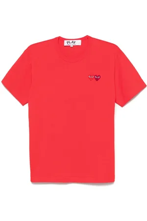 Comme des Garçons Heart-patch T-shirt