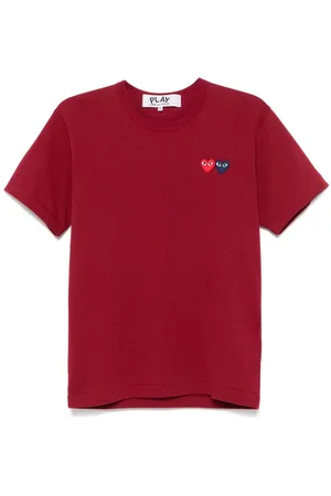 Comme des Garçons Heart-patch T-shirt