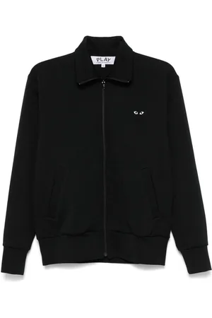 Comme des Garçons Heart-print jersey track jacket