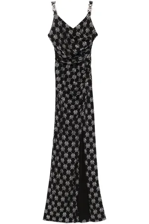 Philipp Plein Logo-appliqué maxi dress