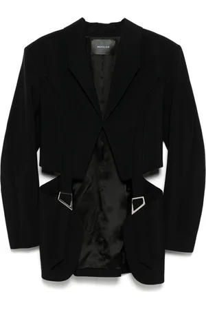 MUGLER Buckled tailored blazer