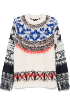 SACAI Brushed-effect sweater